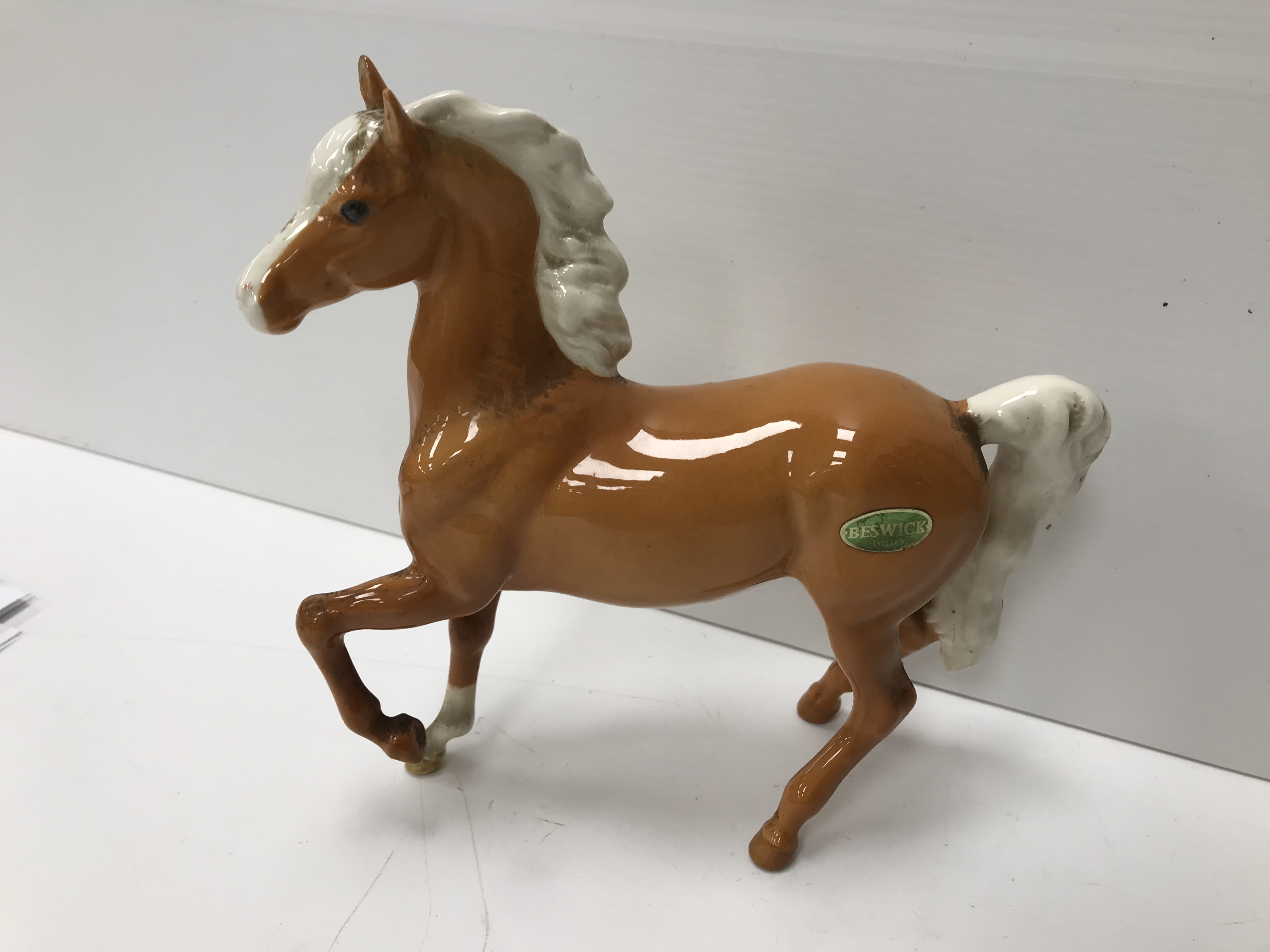 A collection of four Beswick Palomino horse figures together with three Palomino foal figures, - Image 23 of 44