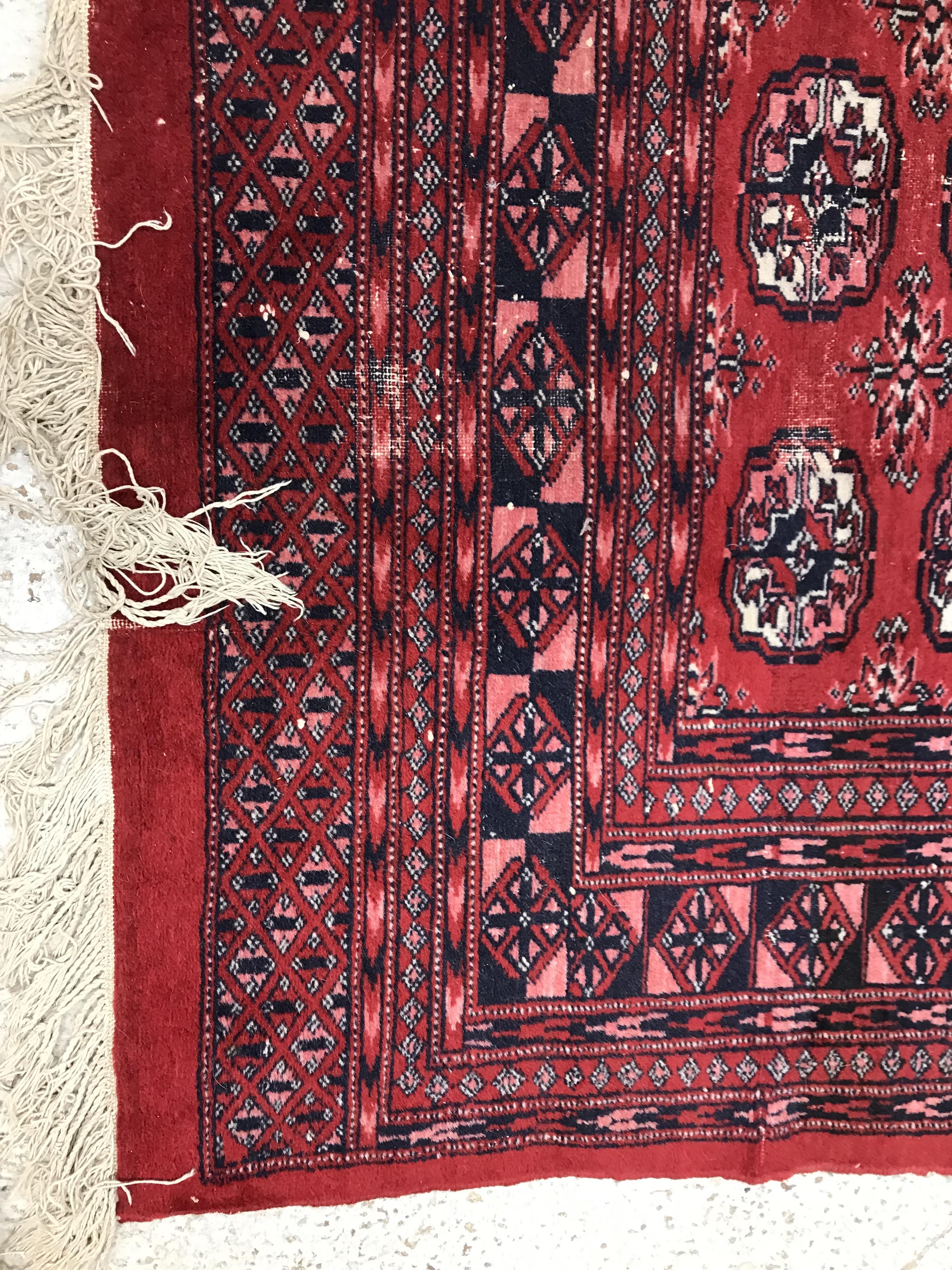 A Bokhara rug, - Image 3 of 9