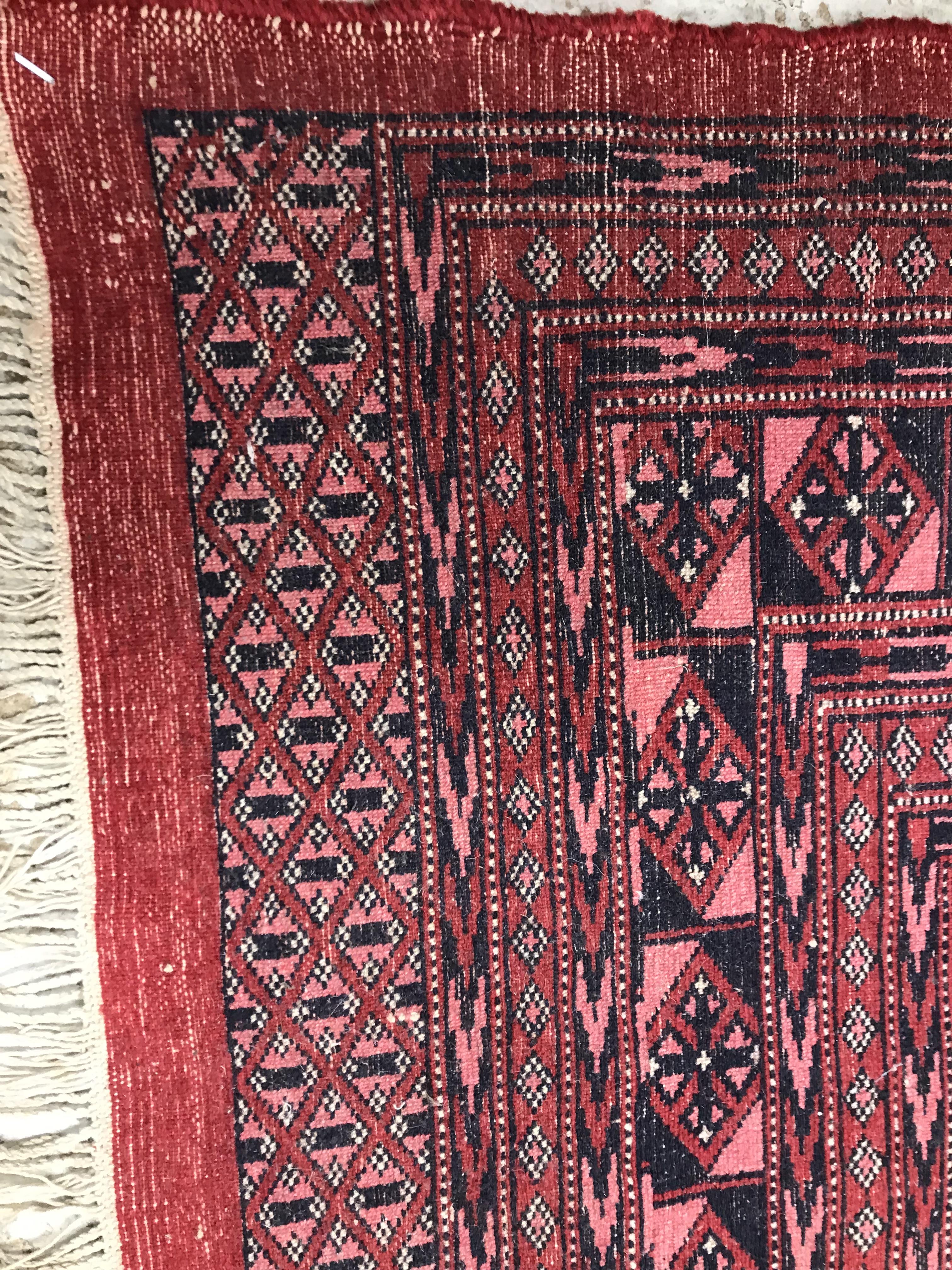 A Bokhara rug, - Image 6 of 9