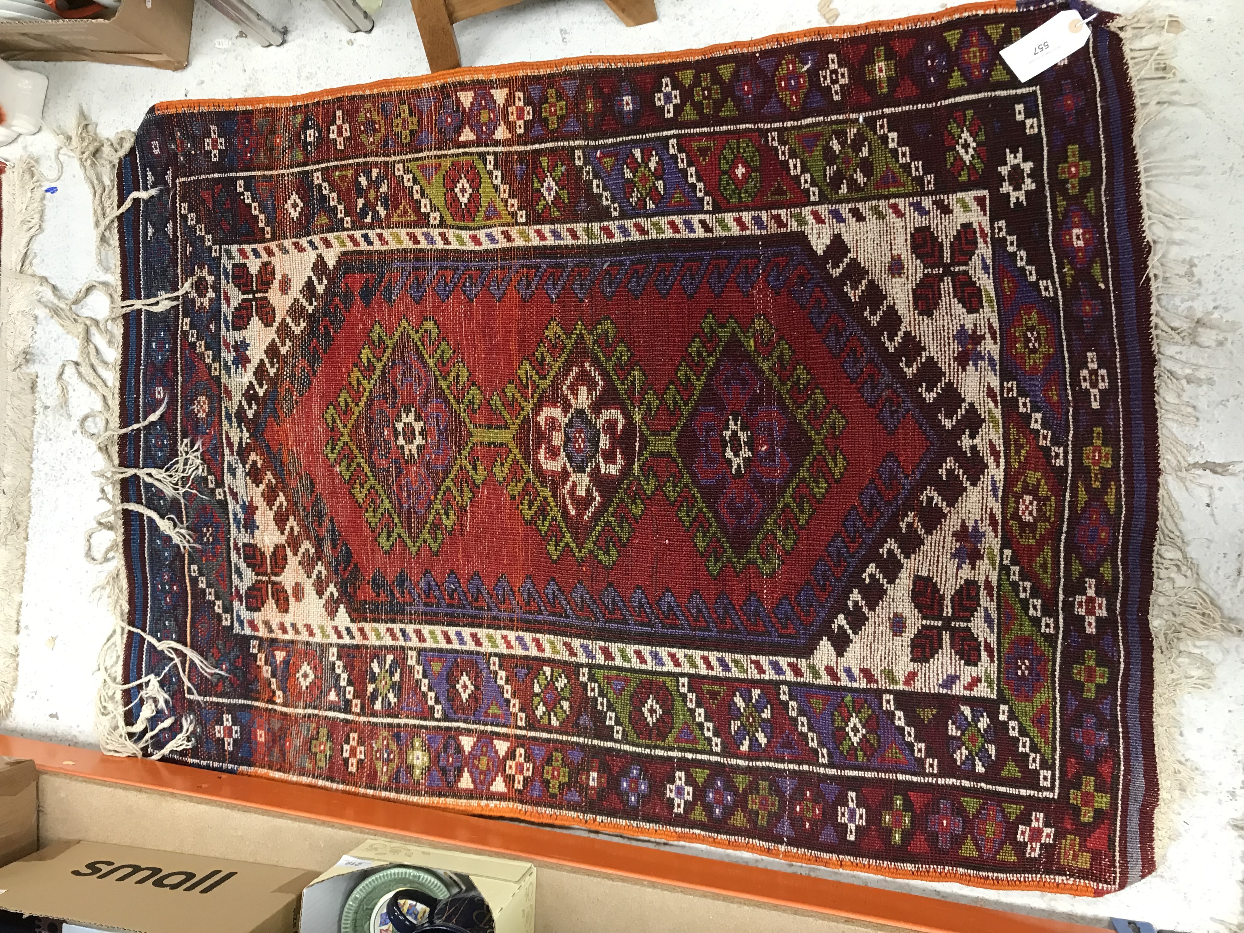 A Caucasian rug, - Image 4 of 8