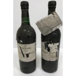 Two bottles Taylor's Vintage Port 1970,