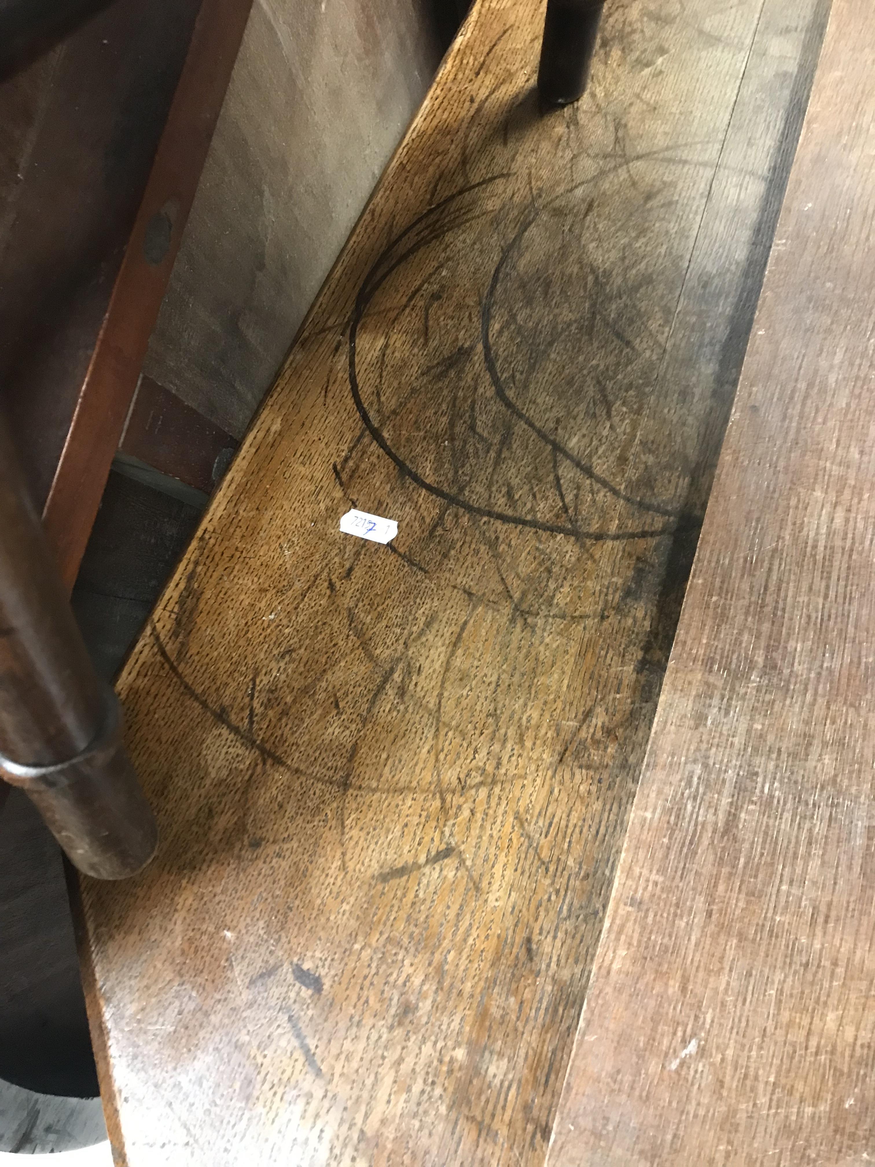 A Victorian oak extending dining table, - Image 33 of 41