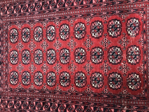 A Bokhara rug, - Image 4 of 9