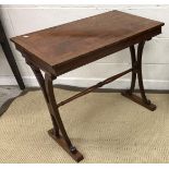 A 19th Century figured mahogany centre table,