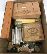 A collection of various cigars including one box Monte Cristo Habana cigars for Alfred Dunhill,