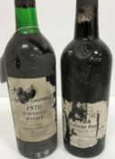 One bottle Gould Campbell Vintage Port 1970 and one bottle Taylor's Vintage Port 1985