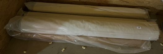 Four rolls of various aeronautical skin fabric,