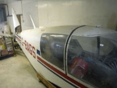 An Avions Pierre Robin aircraft fuselage "G-BAGS" No.