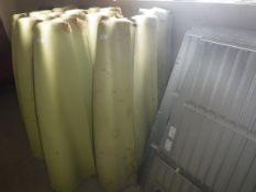 A collection of six De Havilland pale green painted aluminium fairings,