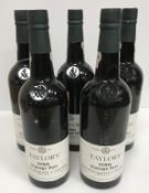Five bottles Taylor's Vintage Port 1980