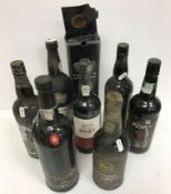 Eight bottles various Port including Taylor's Late Bottled Vintage 1990,