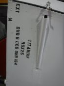 A De Havilland tail fin, white painted, approx 220 cm high, bearing label inscribed "Type No.