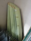 A collection of twelve De Havilland pale green painted aluminium side panels, 151.