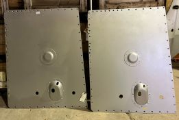 Two De Havilland Devon 780 tank door / covers,