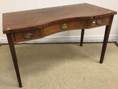 A 19th Century mahogany writing table,