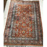 A Persian type rug,