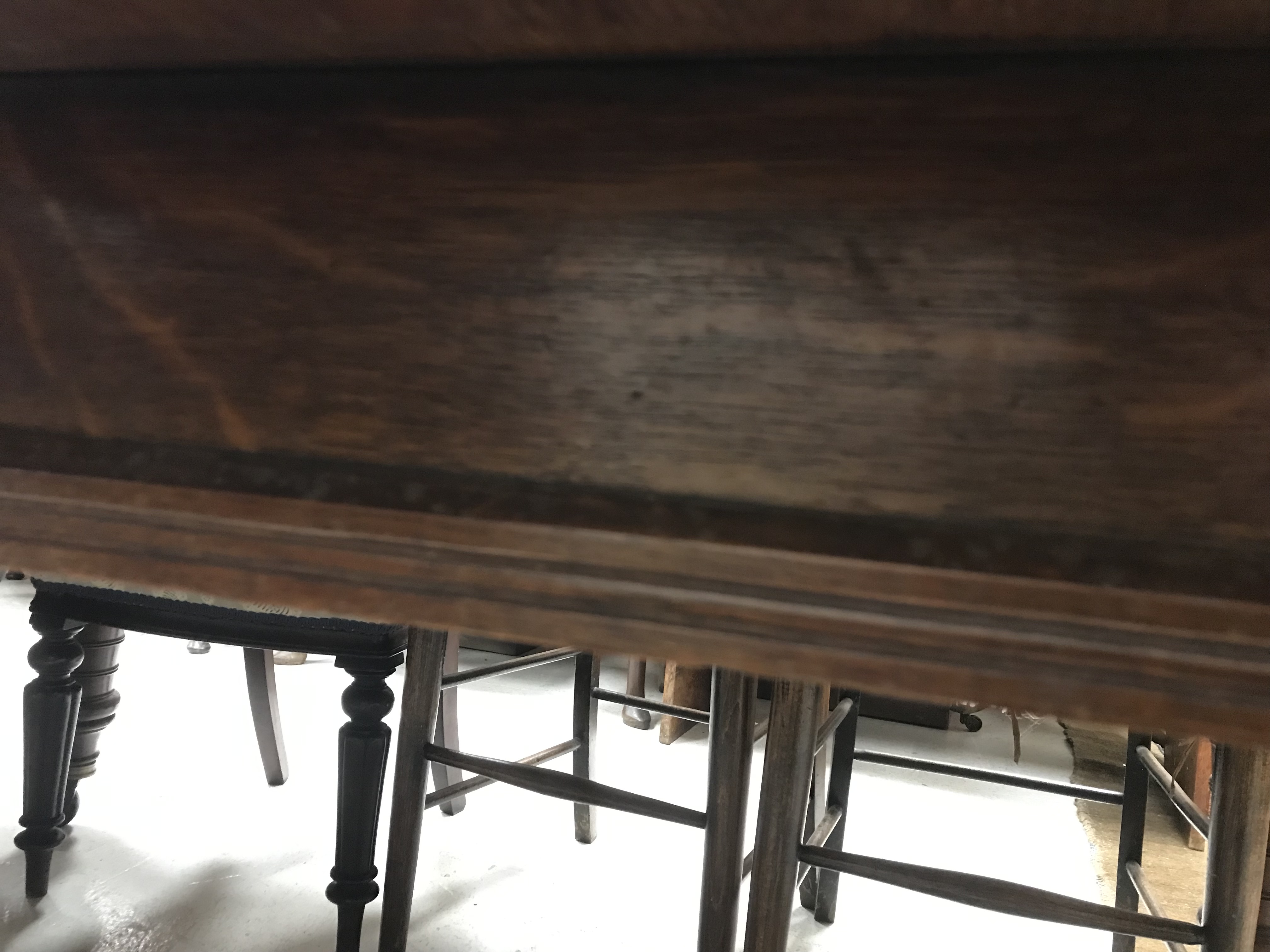 A Victorian oak extending dining table, - Image 11 of 41