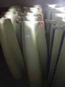 A collection of six De Havilland pale green painted aluminium fairings,