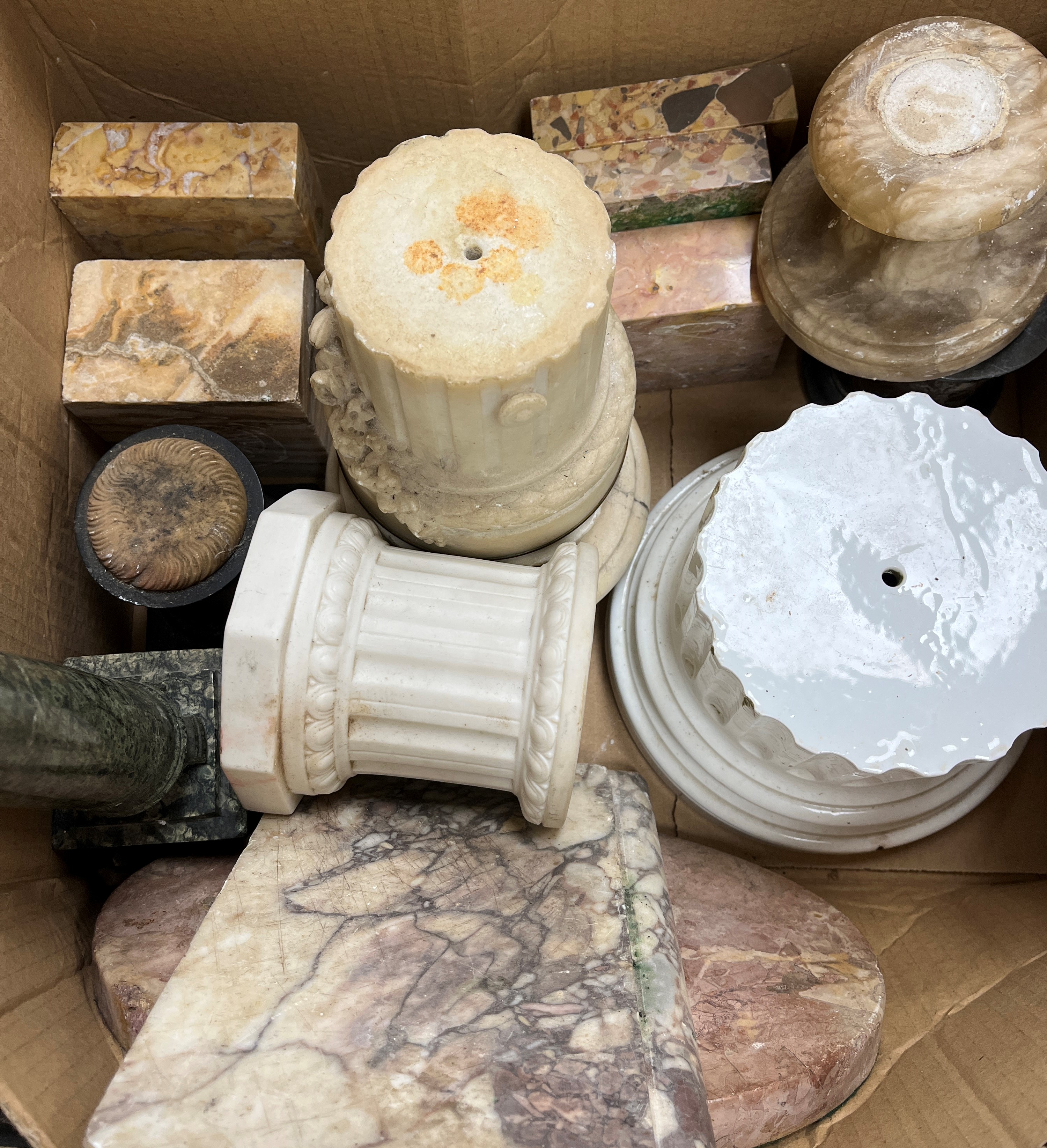 A collection of various marble, - Image 2 of 3