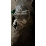 A bag containing a quantity of various aeronautical spares / parts including lever assemblies,