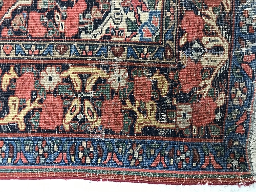 A vintage Persian carpet, - Image 3 of 5