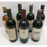 Two bottles Chateau Meyney Saint Estèphe 1980, two bottles Chateau Haut-Guiraud Côte de Bourg 1978,