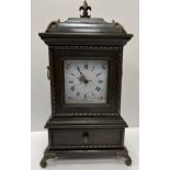 A collection of five various modern painted/lacquered cased mantle clocks