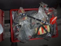 A collection of four boxes / crates of various aeronautical spares and accessories,
