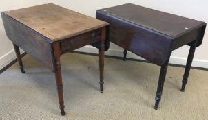 A 19th Century mahogany drop-leaf Pembro