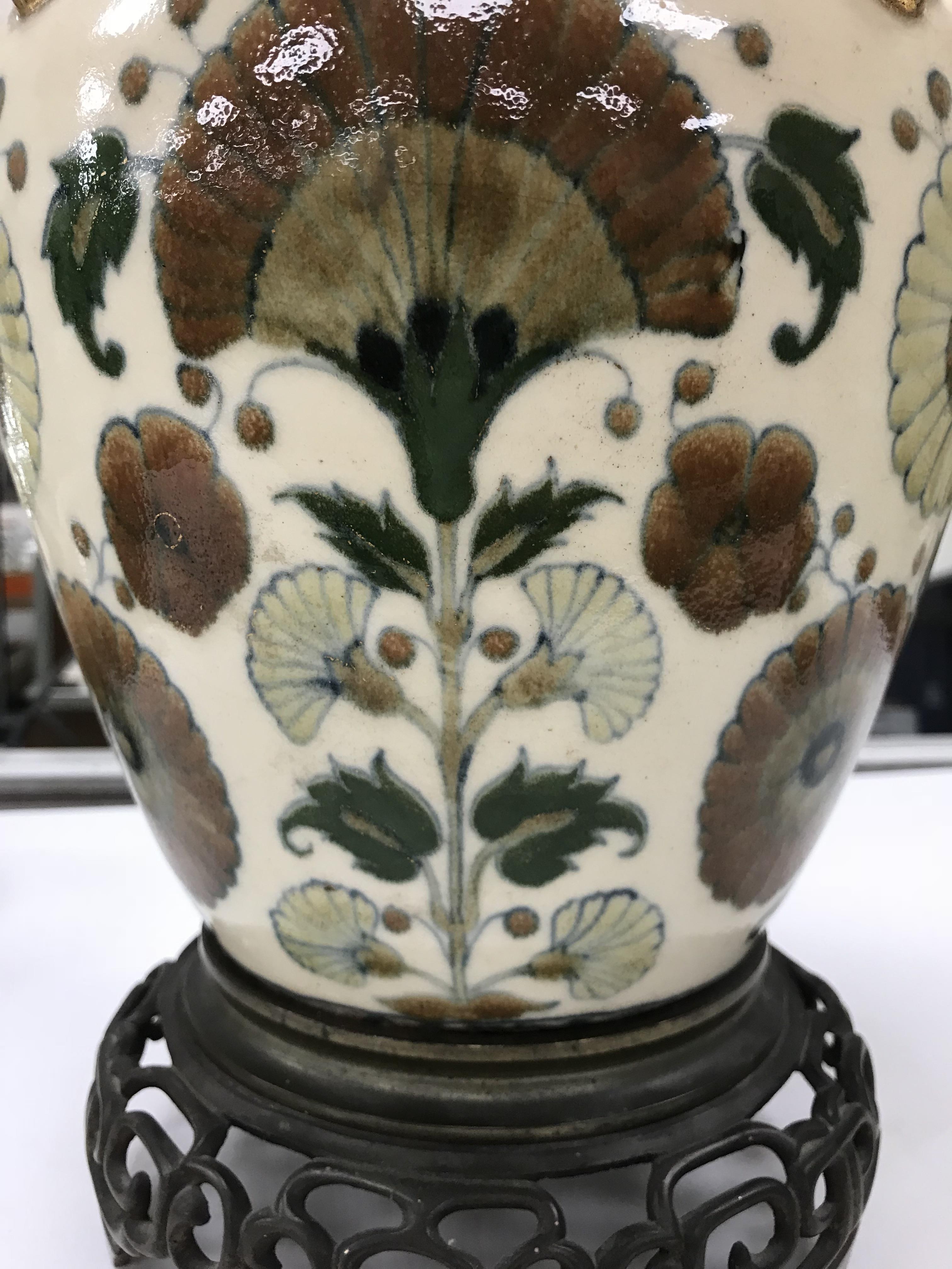 A circa 1900 Zsolany Pecs pottery wear v - Image 21 of 37