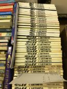 A collection of 81 Giles cartoon annuals