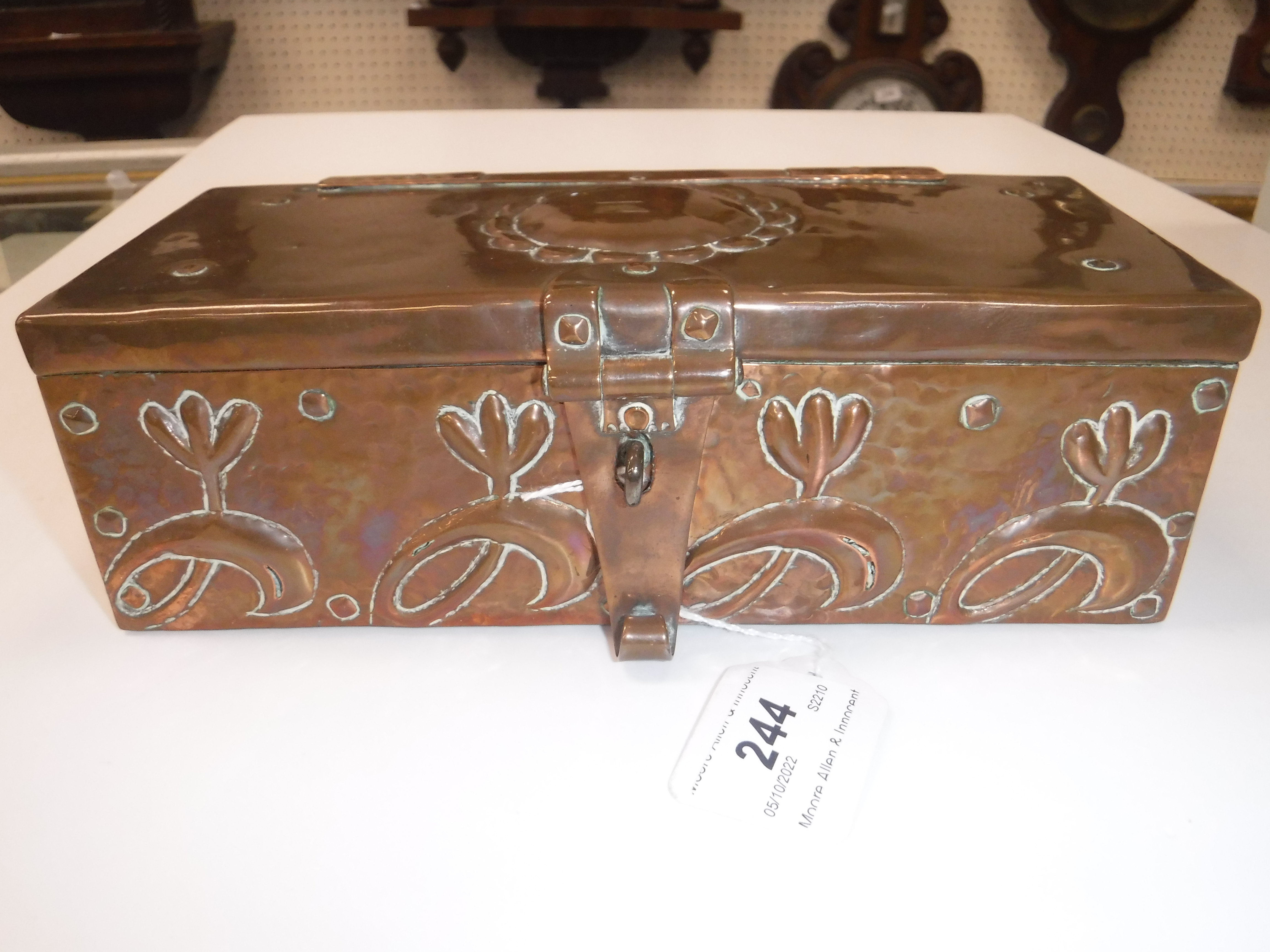 A Newlyn School copper box by John Pearson, - Image 6 of 16