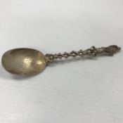 A sterling silver apostle type spoon by Tiffany & Co., stamped "Tiffany & Co.