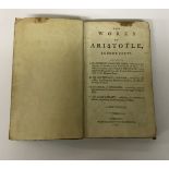 One volume "The Works of Aristotle in Fo