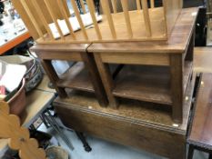 A Victorian mahogany drop-leaf Pembroke