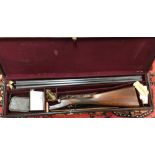 A William J Jeffery & Co twelve bore shotgun, double barrel, side by side, box lock,