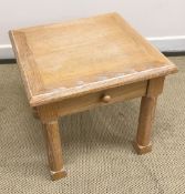 A modern cherry wood coffee table, the p