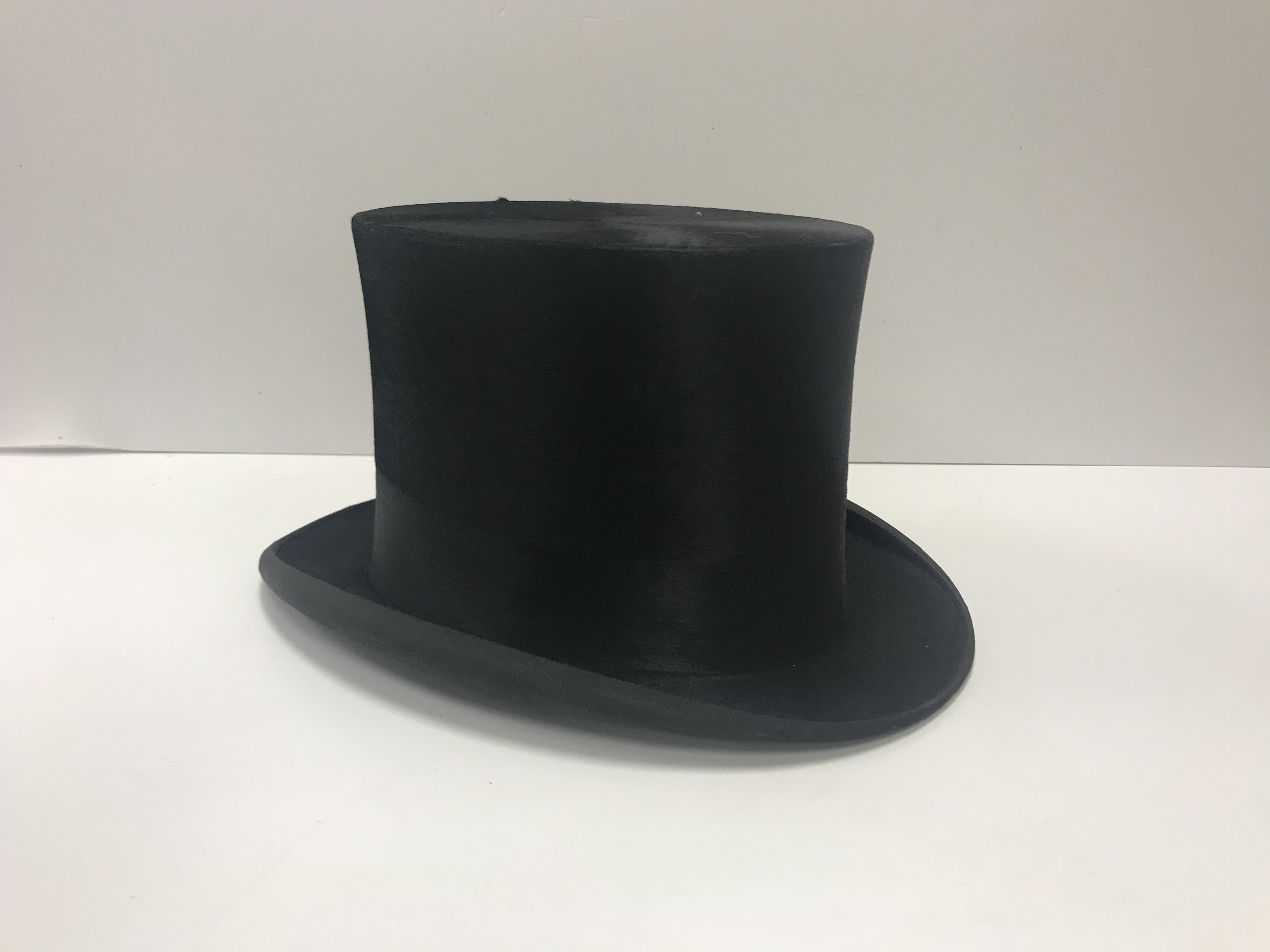 A silk top hat by The City Cork Hat Comp