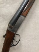 A Spanish "Master" twelve bore shotgun, double barrel, side by side, box lock, non-ejector (No.