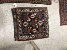 A vintage Caucasian tribal rug, the cent