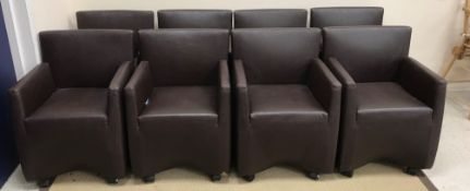 A set of eight Baleri Italia Caprichair