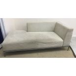 A Ligne Roset grey suede effect corner s