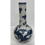 A 19th Century Chinese blue and white va