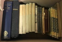 Three boxes of books to include DION CLA