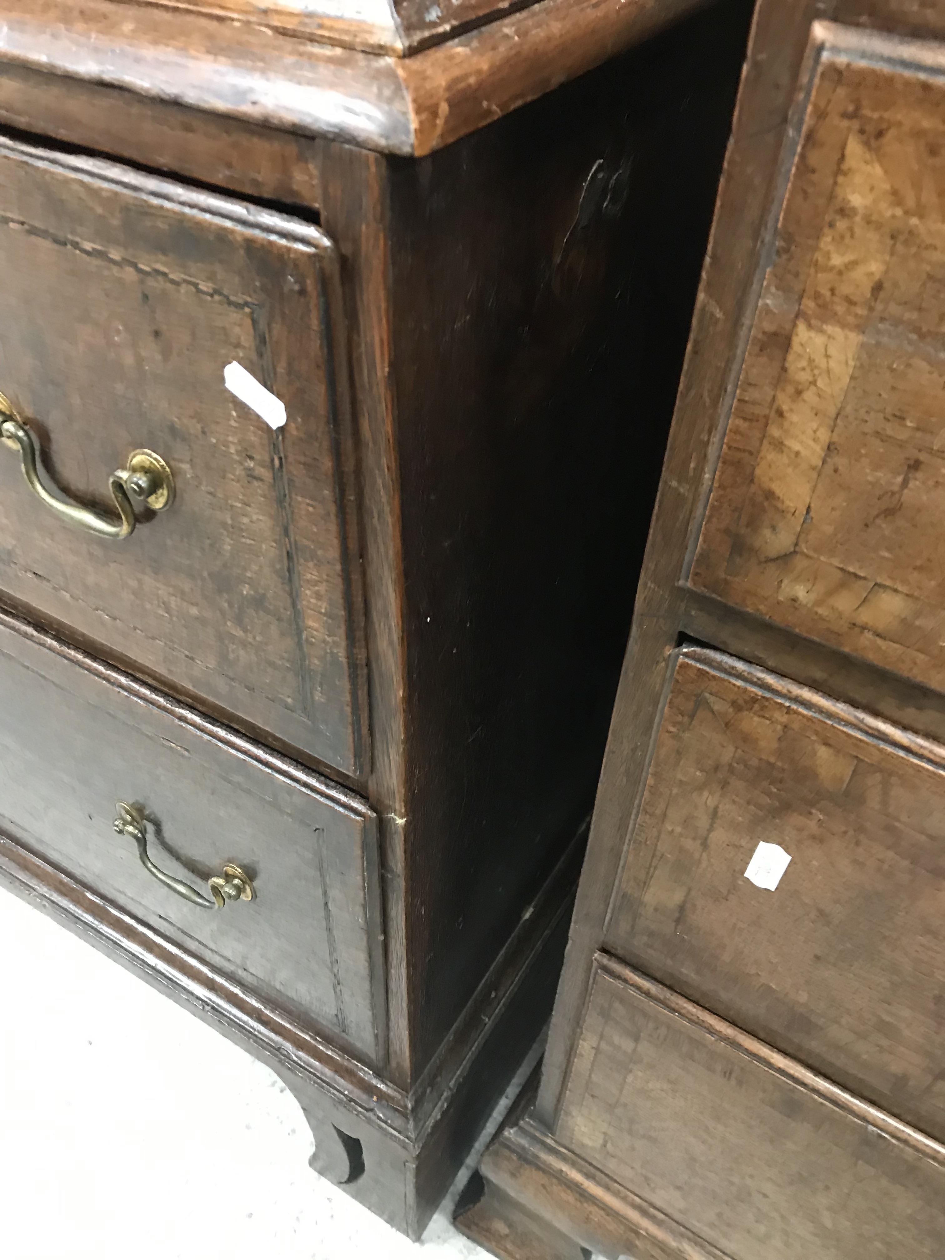 An early 19th Century oak chest on chest - Image 48 of 53