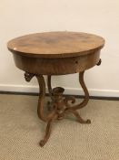 A 19th Century Biedermeier cherry wood s