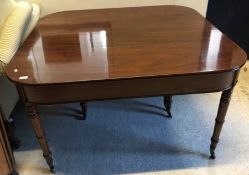 A Regency mahogany rounded rectangular e