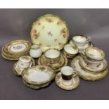 A quantity of Hammersley china and other factories including specimen cups and saucers, trios,