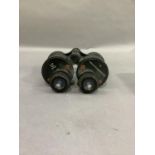 A pair of WWII military binoculars, 5x4, serial number 6650-99-960-4560(6E/392)