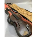 A violin by Georges Chanot á Paris made in 1840, one piece back, ebony purling together with two